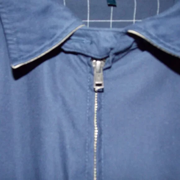 Polo Ralph Lauren Jacket Mens XXL Blue Harrington Plaid Lined Vintage - Picture 3 of 14